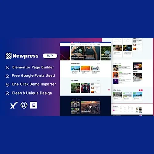Newpress – Blog Magazine WordPress Theme