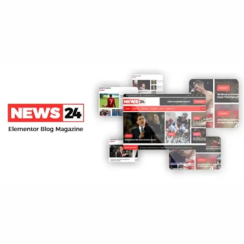 News24 – Elementor Blog Magazine