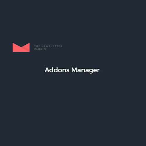 Newsletter Addons Manager