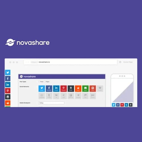 Novashare WordPress Social Sharing Plugin