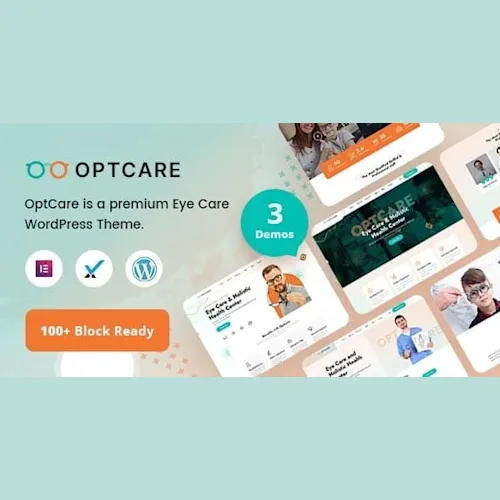 Optcare - Eye Care WordPress Theme with RTL Support