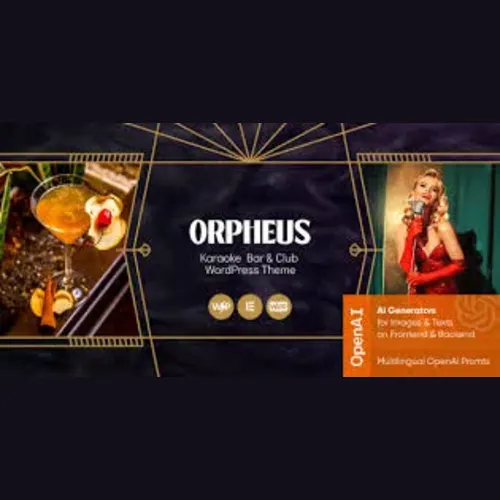 Orpheus – Karaoke Bar & Club WordPress Theme