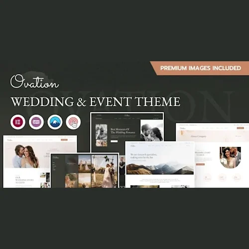 Ovation - Wedding & Event Photography WordPress Theme