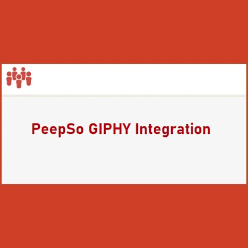 PeepSo GIPHY Integration