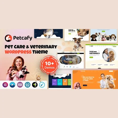Petcafy – Pet Care & Veterinary WordPress Theme
