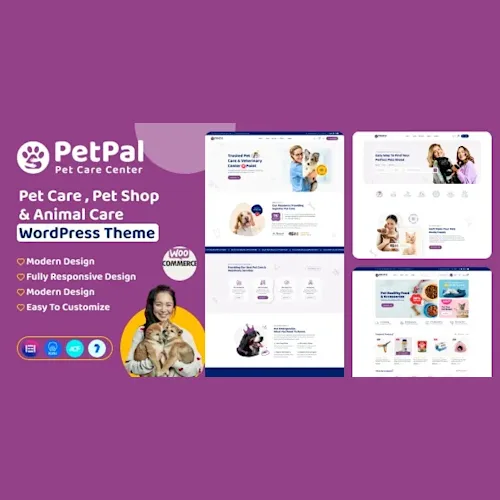 Petpal - Pet Care & Pet Shop WordPress Theme
