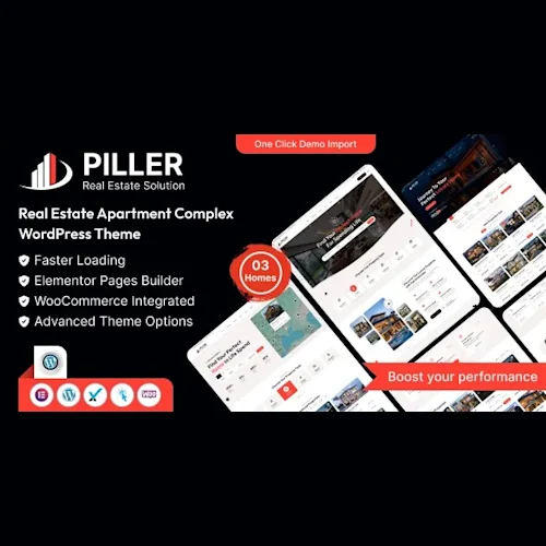 Piller - Real Estate WordPress Theme