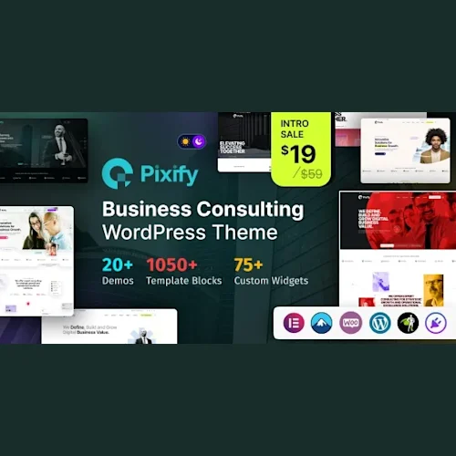Pixify – Business Consulting WordPress Theme