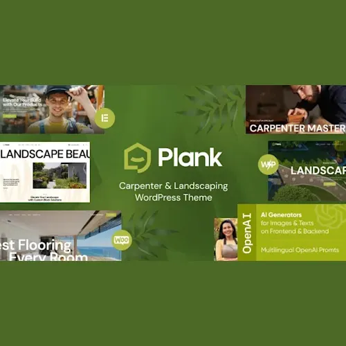 Plank – Carpenter & Landscaping WordPress Theme