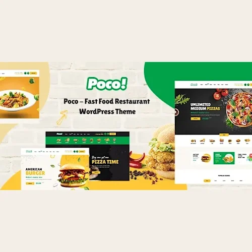 Poco – Fast Food Restaurant WordPress Theme