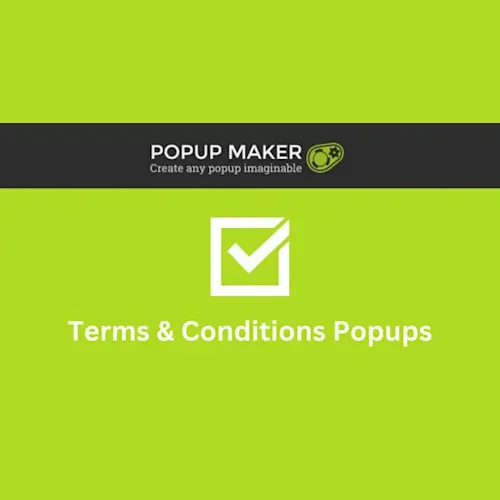 Popup Maker – Terms & Conditions Popups