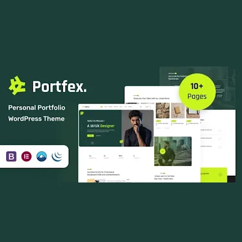 Portfex - Personal Portfolio WordPress Theme