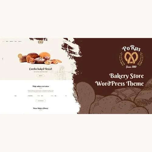 Porus - Bakery Store WordPress Theme