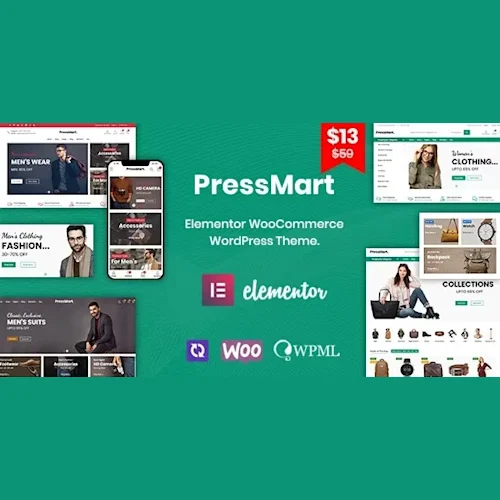 PressMart – Modern Elementor WooCommerce WordPress Theme