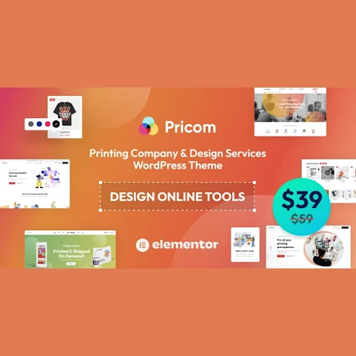 Pricom Printing Company & Design Services WordPress Theme
