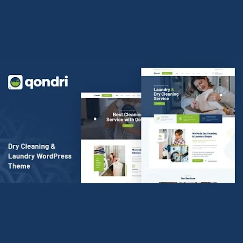 Qondri - Dry Cleaning & Laundry Services WordPress Theme