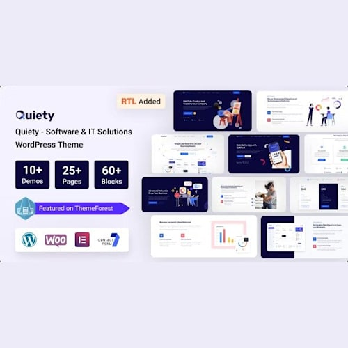 Quiety Software & IT Solutions WordPress Theme