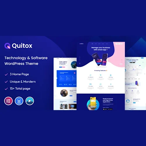 Quitox - Software & IT Solutions WordPress Theme