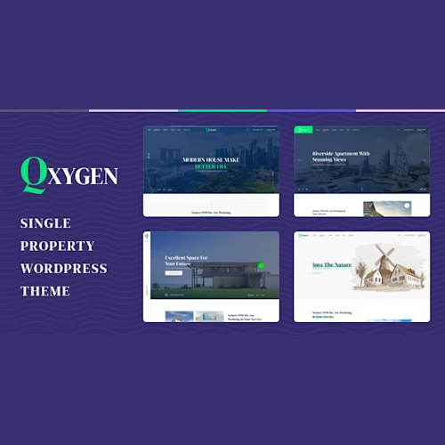 Qxygen – Single Property WordPress Theme