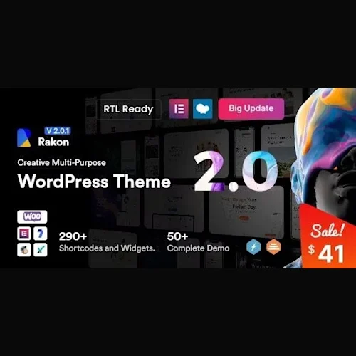 Rakon – Creative Multi-Purpose WordPress Theme