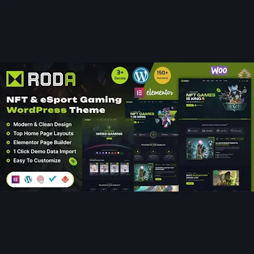 Roda - Gaming Store & eCommerce WordPress Theme