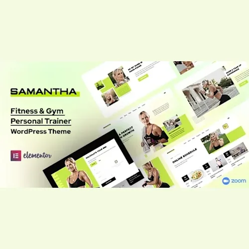 Samantha - Fitness WordPress Theme