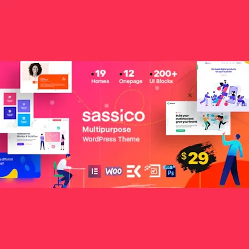 Sassico - Multipurpose SaaS Startup Agency WordPress Theme