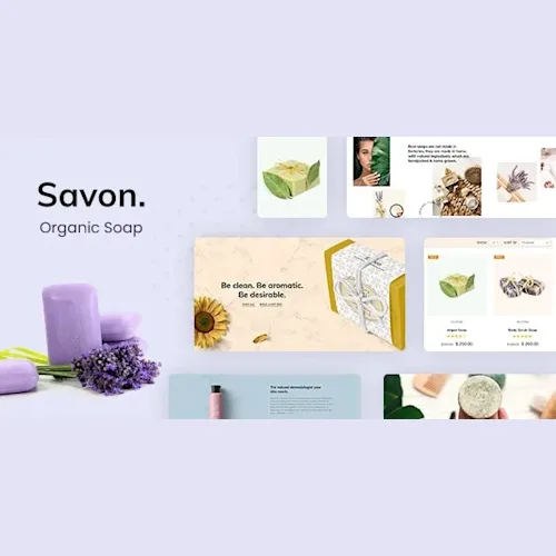 Savon – Handmade Shop WordPress Theme