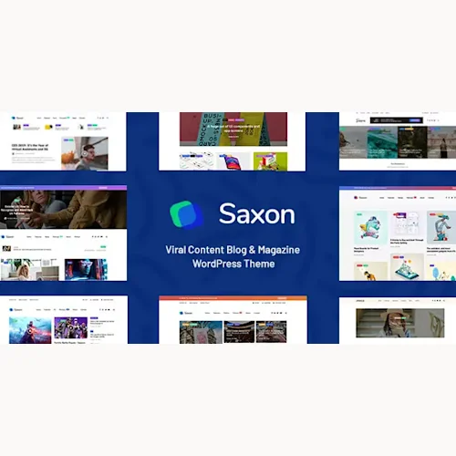 Saxon – Viral Content Blog & Magazine WordPress Theme