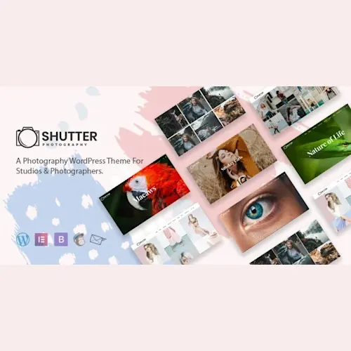 Shutter Photography WordPress Theme