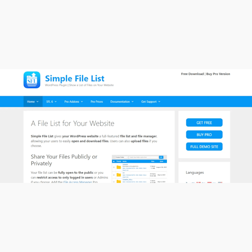 Simple File List Pro