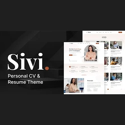 Sivi – Personal CV and Resume WordPress Theme