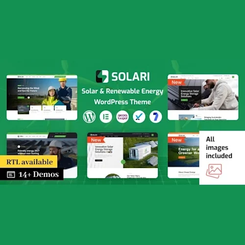 Solari Ecology & Solar Energy WordPress Theme