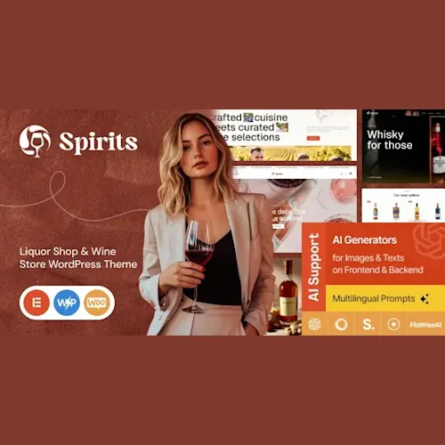 Spirits – Liquor Shop & Wine Store WordPress Theme