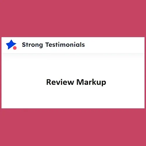 Strong Testimonials Review Markup
