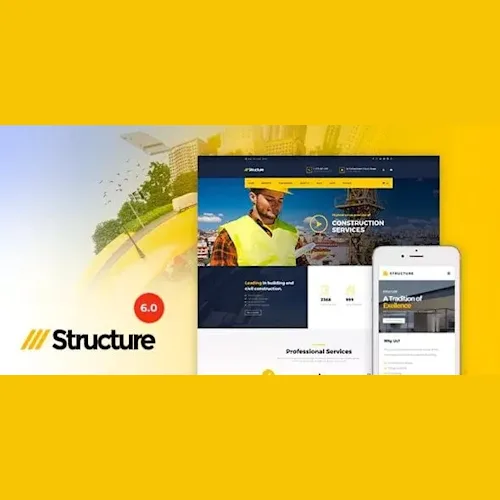 Structure – Construction Industrial Factory WordPress Theme