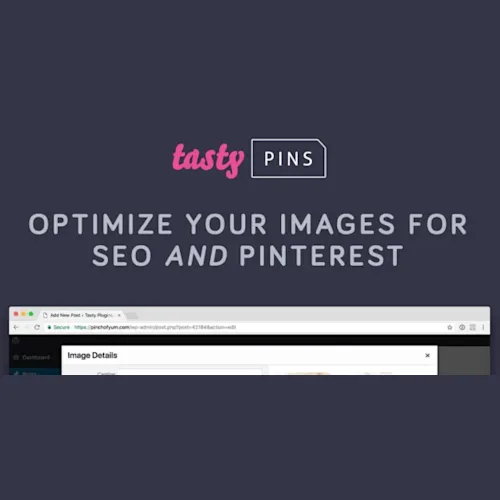 Tasty Pins Optimize Pinterest Images & SEO Plugin