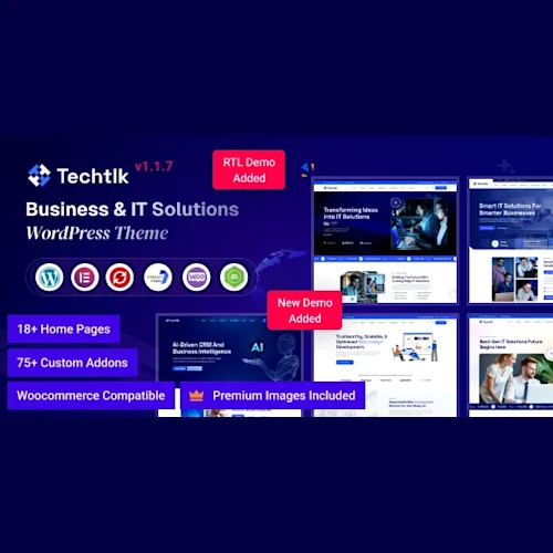 Techtlk – Business & IT Solutions WordPress Theme