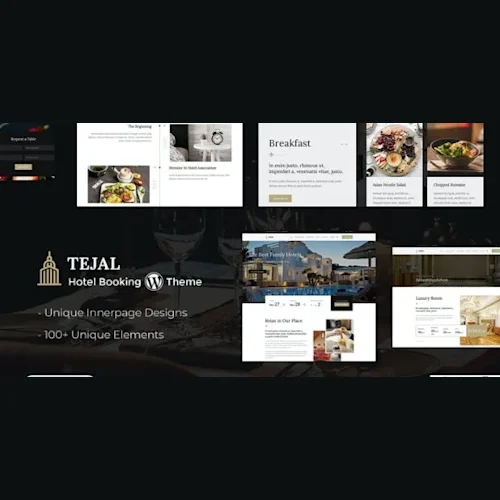 Tejal – Hotel Booking WordPress Theme