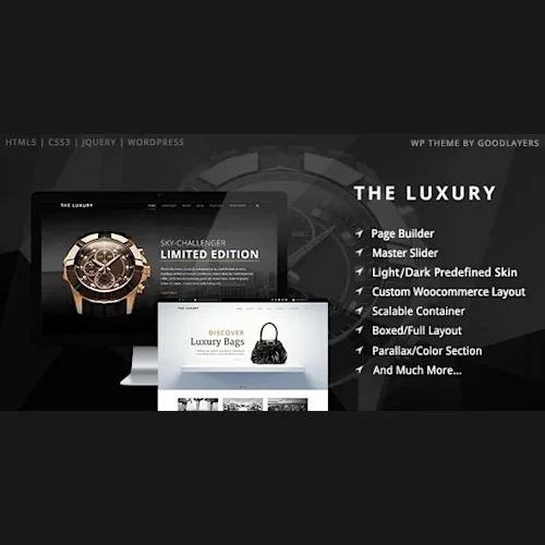 The Luxury Dark / Light Responsive WordPress Plugin