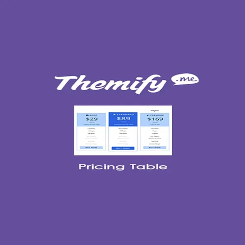 Themify Builder Pricing Table