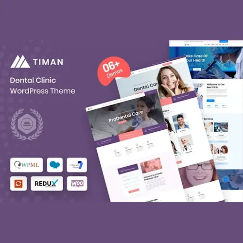 Timan – Dental Clinic WordPress Theme