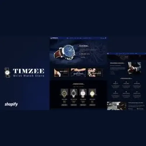 Timzee Shopify Watch Store & Digital Clock Theme