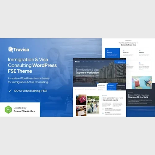 Travisa - Immigration & Visa Consulting FSE WordPress Theme