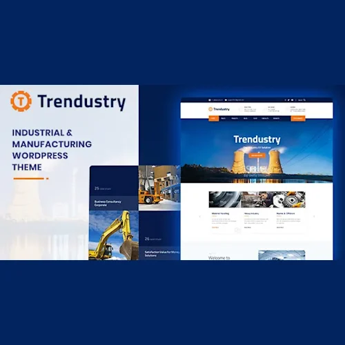 Trendustry – Industrial & Manufacturing WordPress Theme