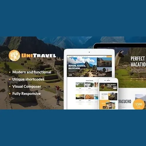 UniTravel - Travel Agency & Tourism Bureau WordPress Theme