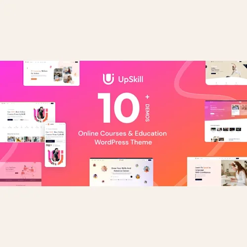 UpSkill Education Online Courses LMS WordPress Theme