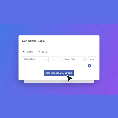 User Registration Conditional Logic