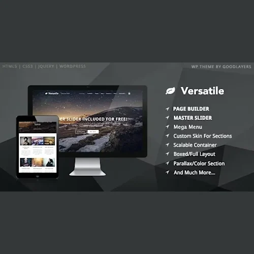 Versatile – Responsive Multi-Purpose WordPress Theme