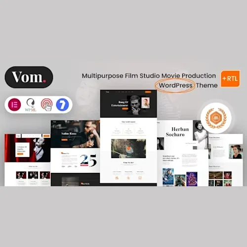 Vome – Multipurpose Film Studio Movie Production WordPress Theme